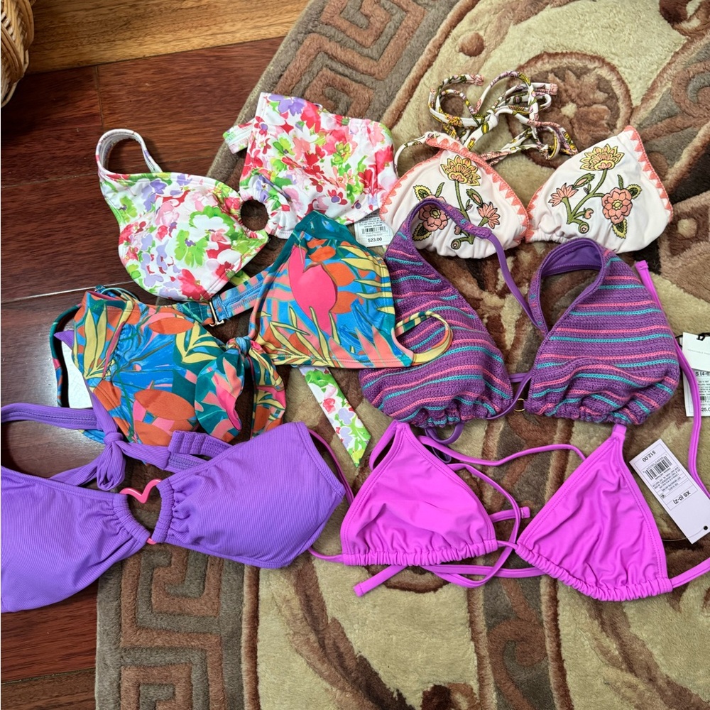 Colorful Bikini Top Collection